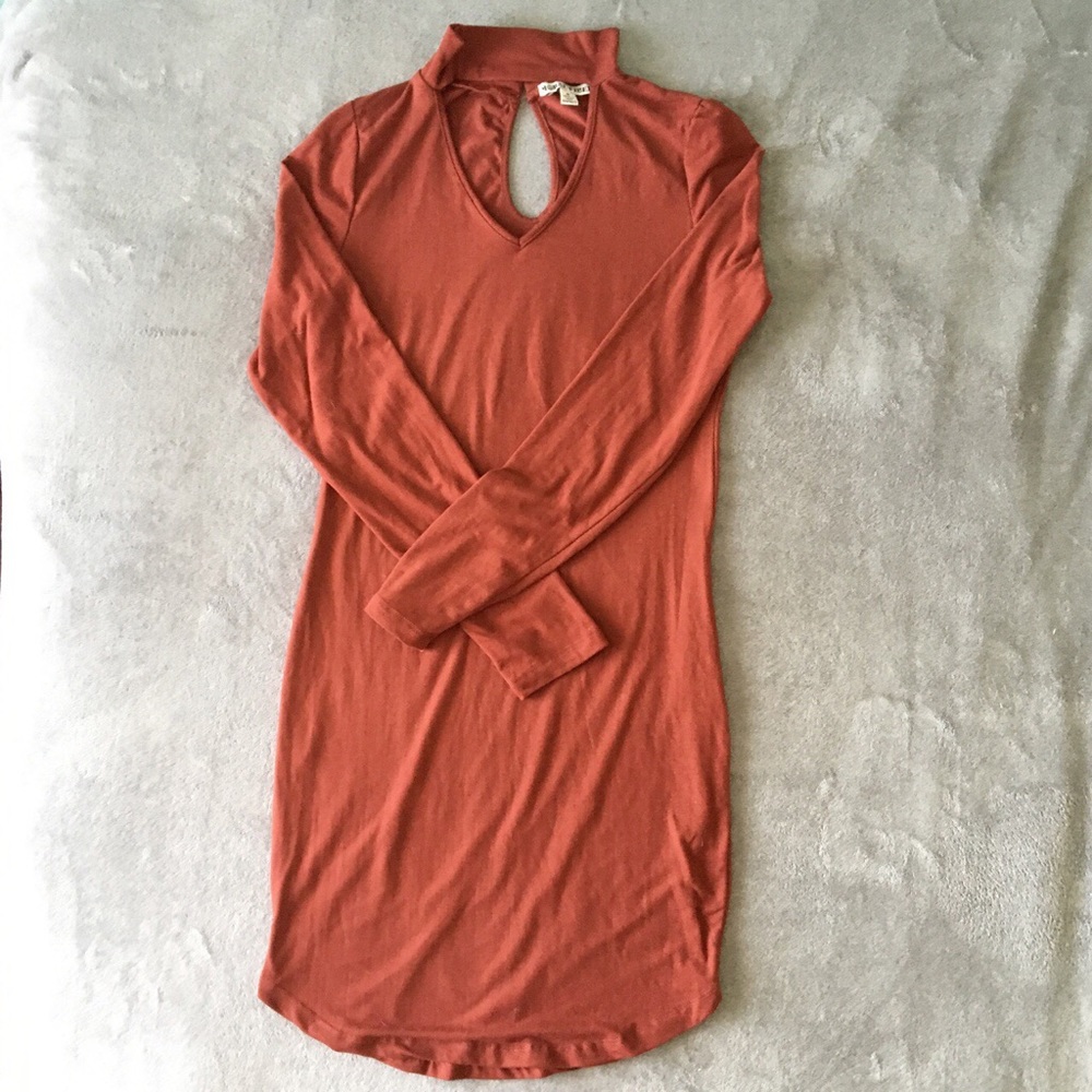 Mock Turtle Neck Dress!